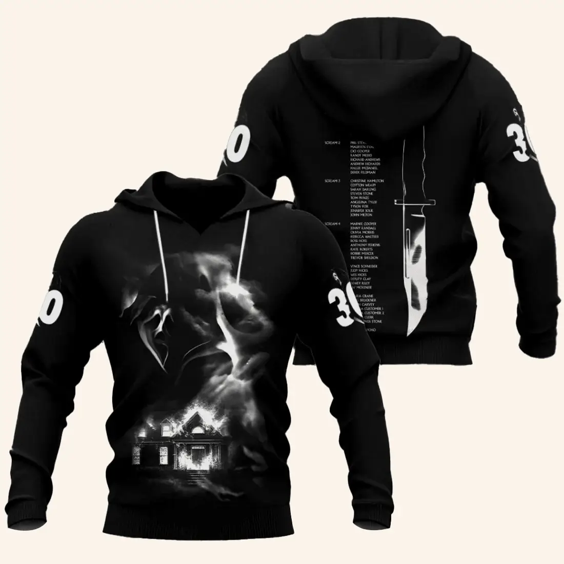 Scream 7 Kill Tour Merch 30Th Anniversary Scream 7 Kill Tour Hoodie Ghost Face Cool Gifts