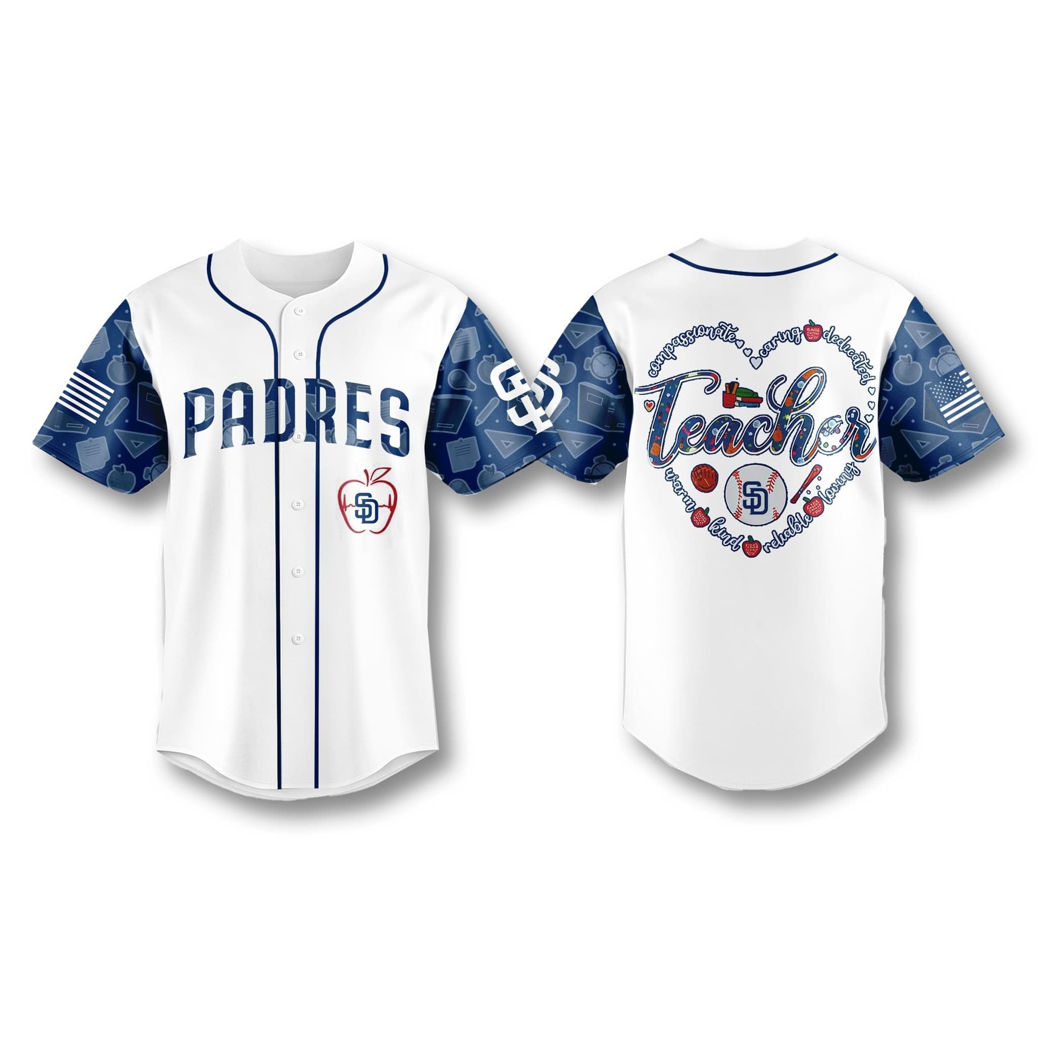 SD Padres Teacher Appreciation 2026 Jersey Padres Merch Baseball Enthusiast Gifts