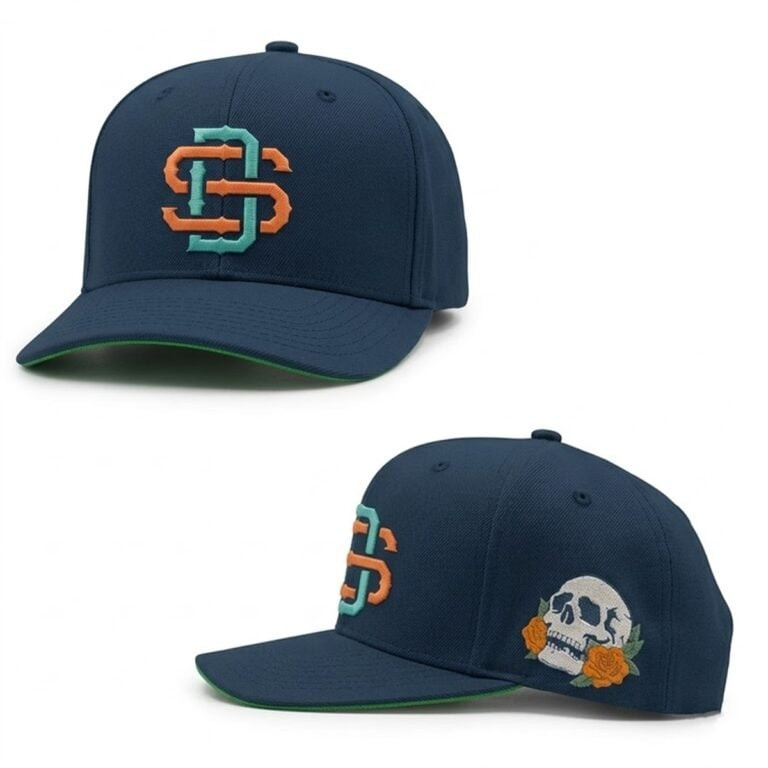 SD Skull And Roses Hat Logo Skull Tattoo Merch Gift For Hip Hop Fans