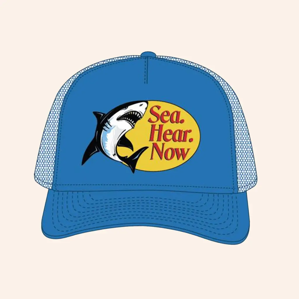 Sea Hear Now Festival Merch Shark Foam Trucker Hat Gifts For Boyfriend -WearandDecor