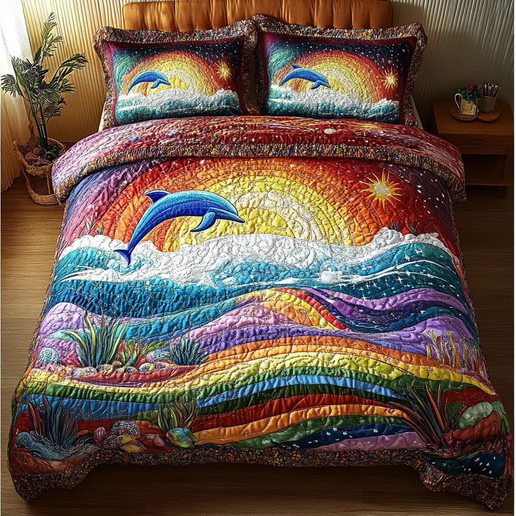 Seabreeze Jumper Quilted Bedding Set Trendy Bedding Merch for Modern Homes