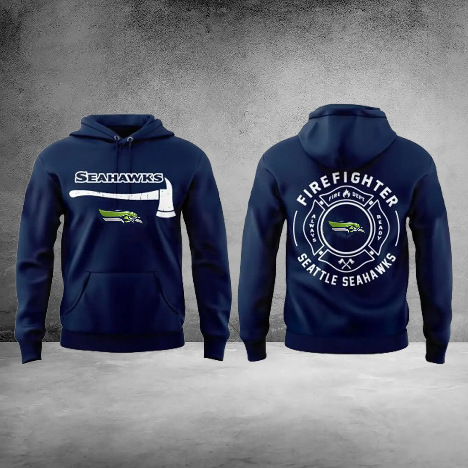 Seahawks Champions Hoodie Firefighter Seattle Seahawks Final Round Clothes Merch Seahawks Champions Hoodie Firefighter Seattle Seahawks Final Round Clothes Merch - Image 1