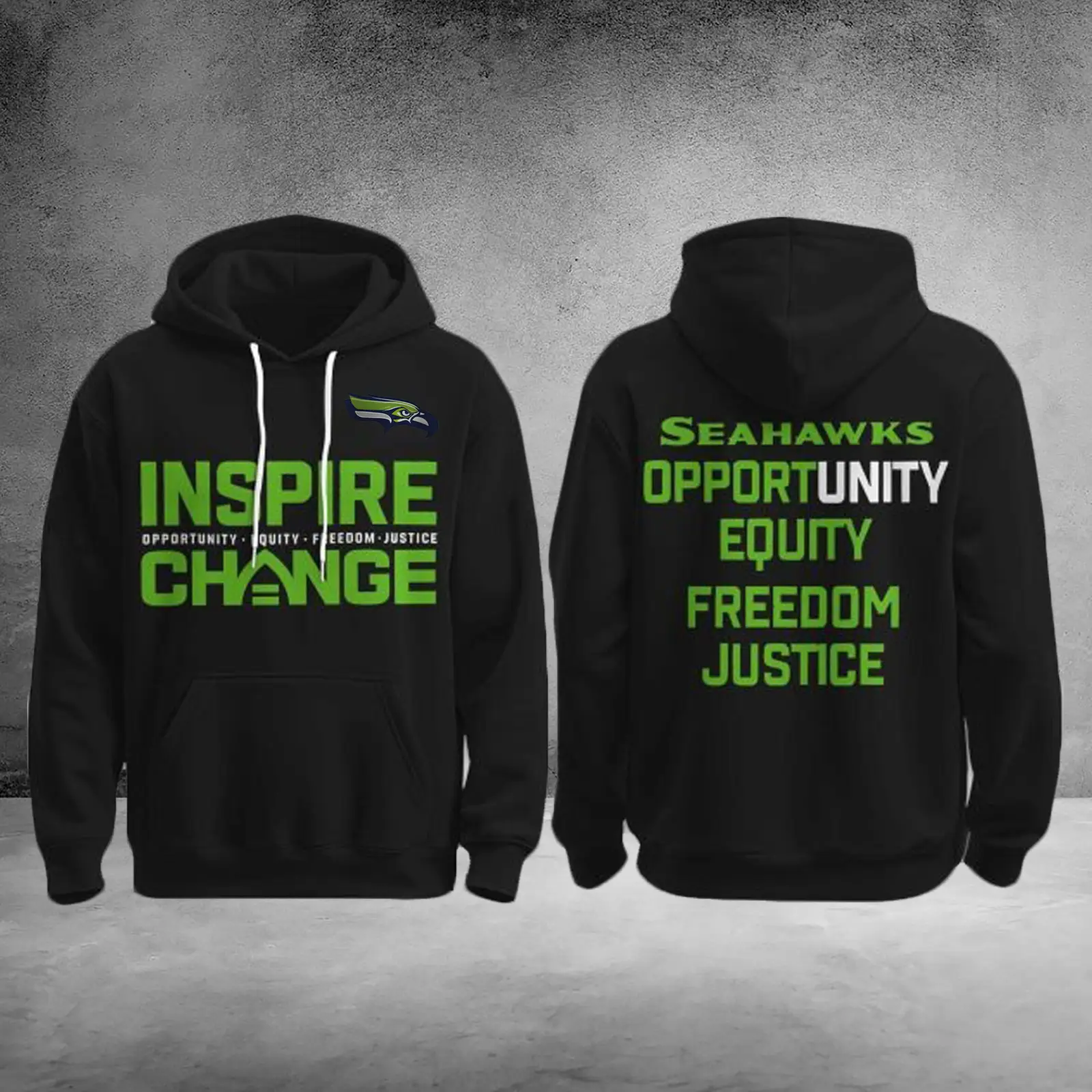 Seahawks Champions Hoodie Inspire Change Seahawks Apparel Item For Final Round Fans
