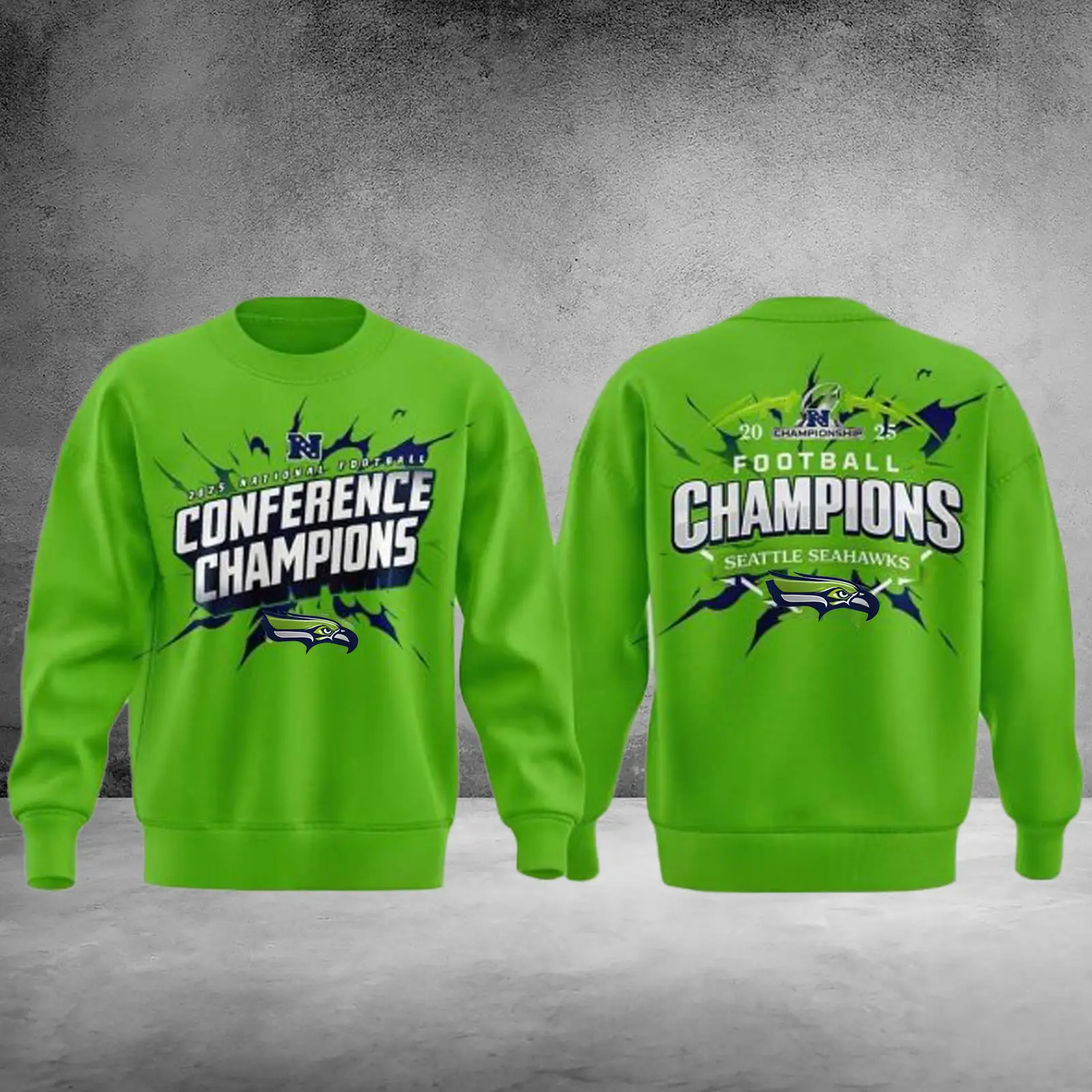Seahawks Champions Sweatshirt Unique Football Champions Clothing Ideas Fans On Final Round
