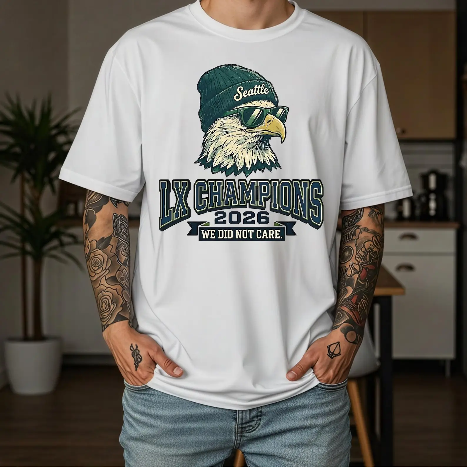 Seahawks Super Bowl Champions 2026 Shirt Seattle Champions Merch Hawks Pride Apparel