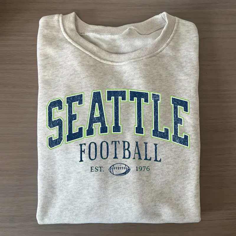Seattle Football Est 1976 Sweatshirt Game Day Seattle Seahawks Merch Gifts For Football Fans