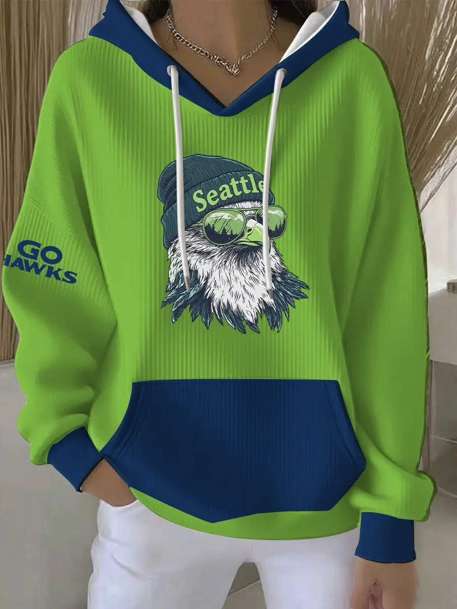 Seattle Football Hoodie Go Hawks Eagle Seattle Great Merch Ideas For Football Fans