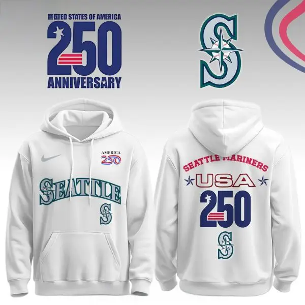 Seattle Mariners United States Hoodie America 250th Anniversary 2026 Clothes Gift For Dad