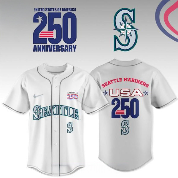 Seattle Mariners United States Jersey America 250th Anniversary 2026 Clothes Gift For Him