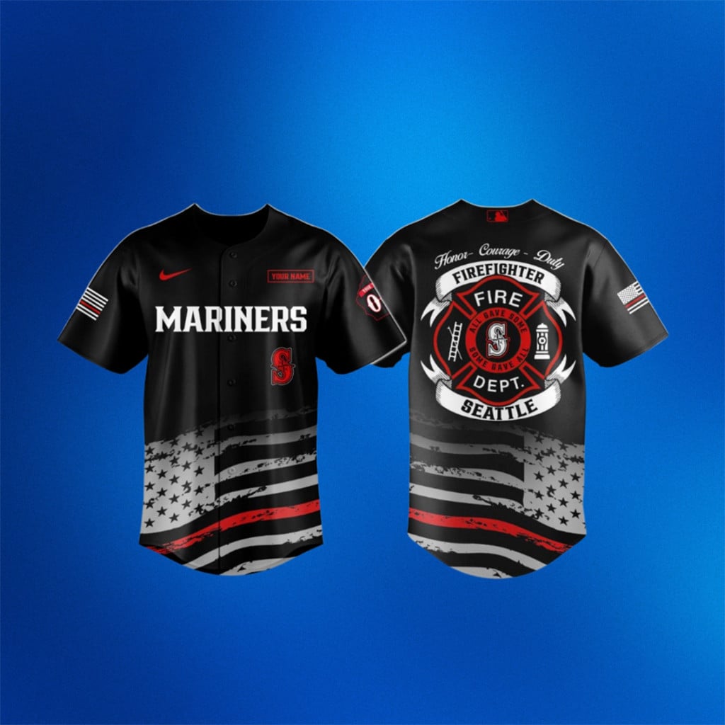 Seattle Mariners X Firefighter Appreciation Night 2026 Baseball Jersey Seattle Mariners Merch