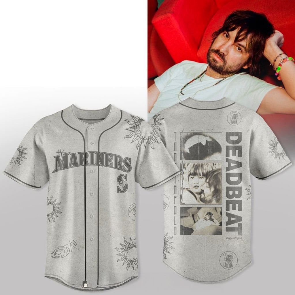 Seattle Mariners X Tame Impala Deadbeat 2026 Tour Jersey Seattle Mariners Merch Gifts For Fans