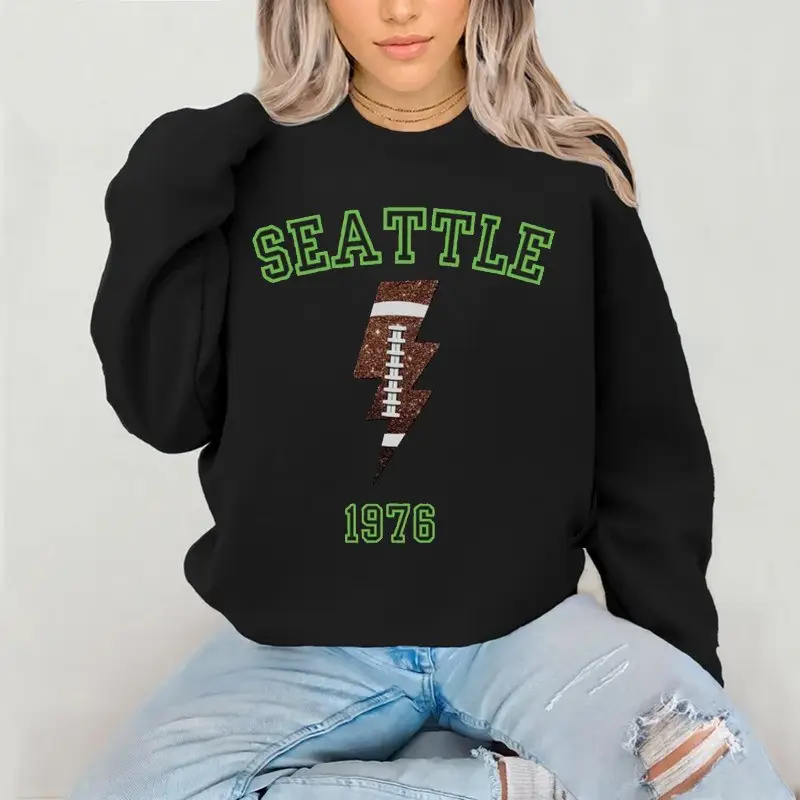 Seattle Seahawks 1976 Sweatshirt Womens Best Game Day Outfits Seahawks Merch Gifts For Wife