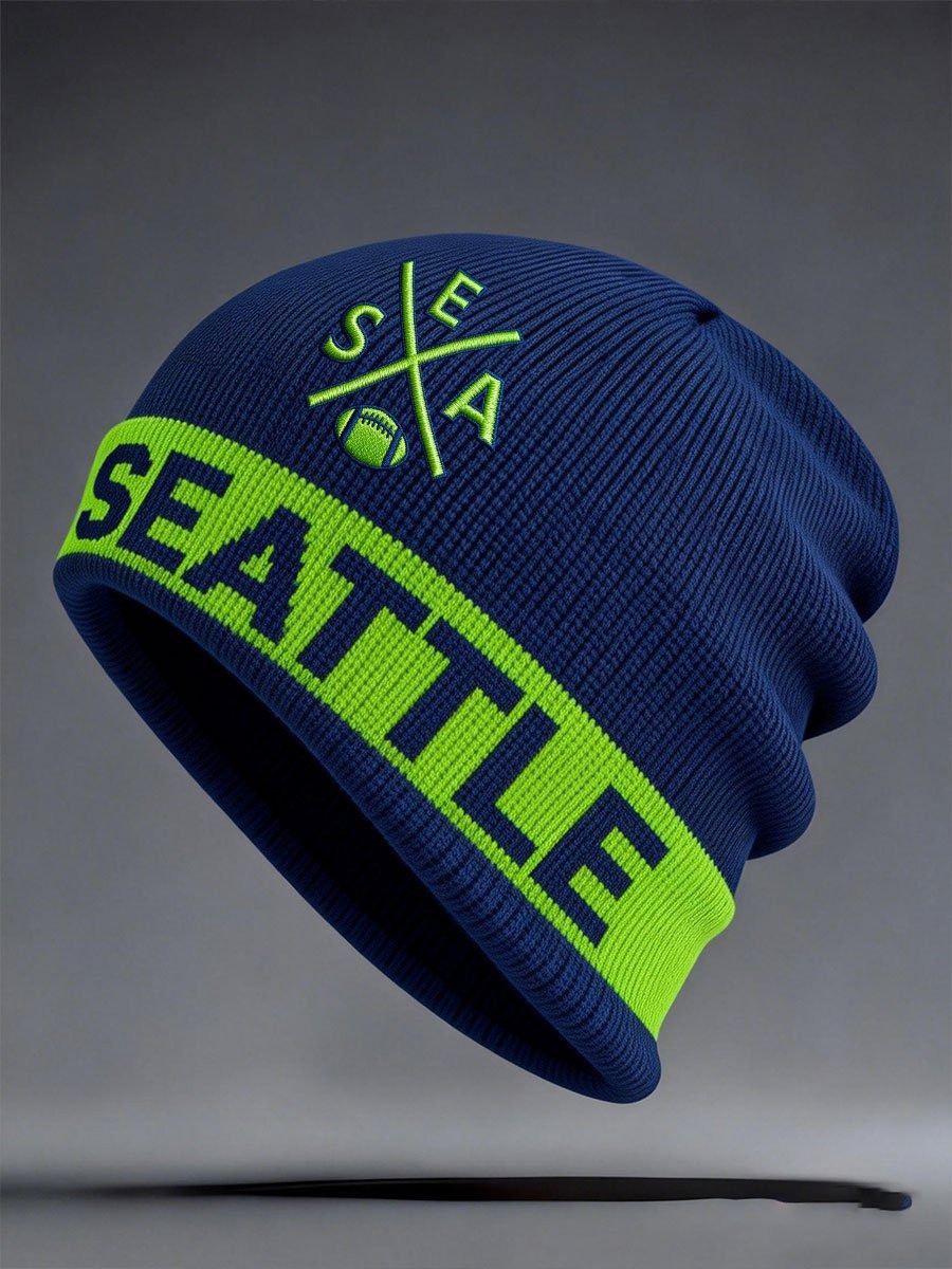 Seattle Seahawks Beanie Game Day Football Merch Best Gifts For Seattle Seahawks Fans