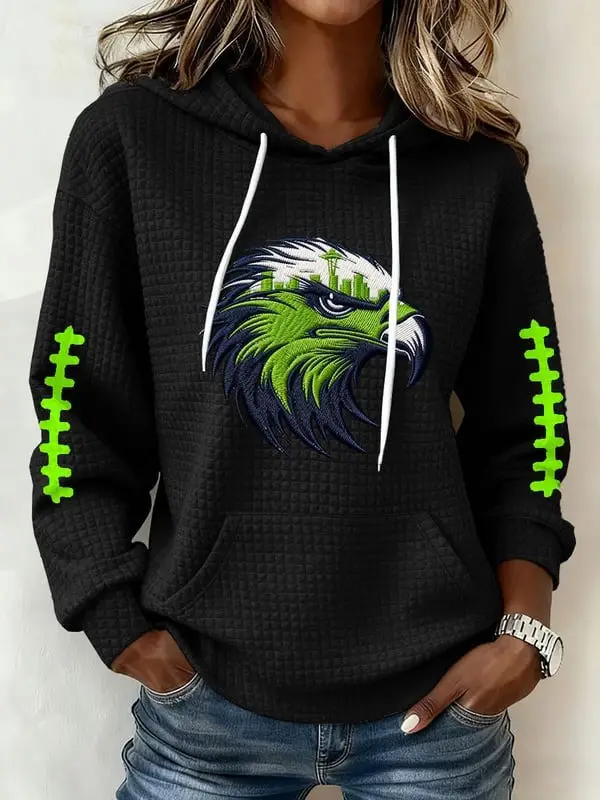 Seattle Seahawks Football Hoodie Eagle Best West Teams Clothing Present For Fans