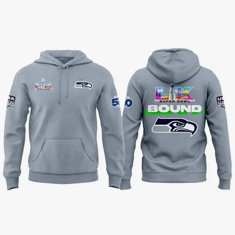 Seattle Seahawks Game Day Hoodie Super Bowl LX Football Apparel The 12s Gift