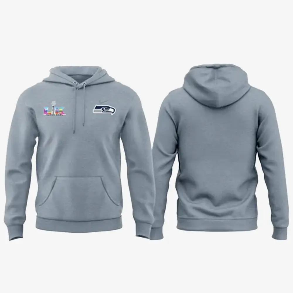 Seattle Seahawks Game Day Hoodie Super Bowl LX Seattle Seahawks Football Clothing Line