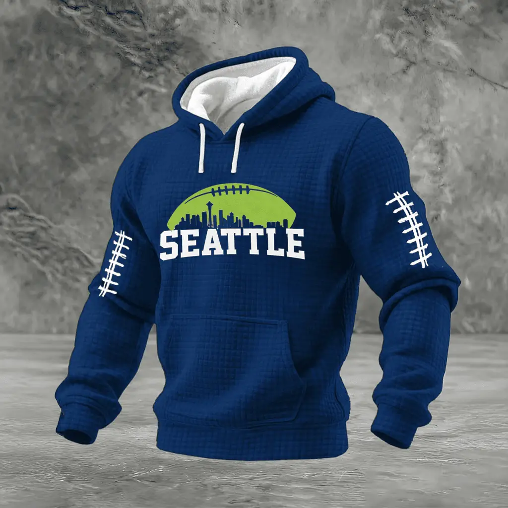 Seattle Seahawks Hoodie Football Game Day Merch Clothing Presents For Seahawks Fans For Men