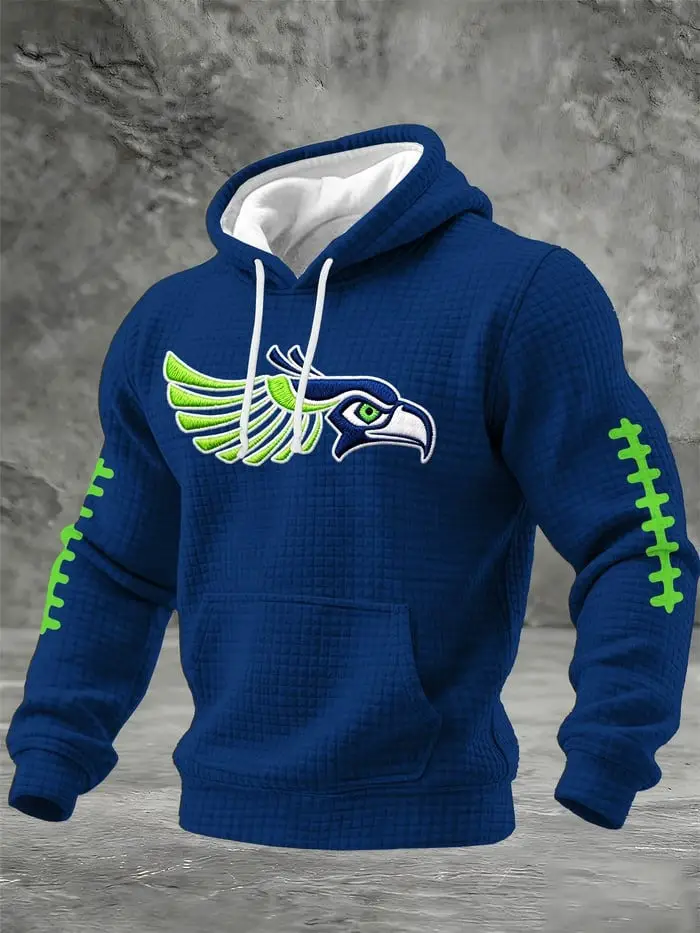Seattle Seahawks Hoodie Men's Game Day Apparel Seattle Seahawks Merch Gifts For Football Lovers