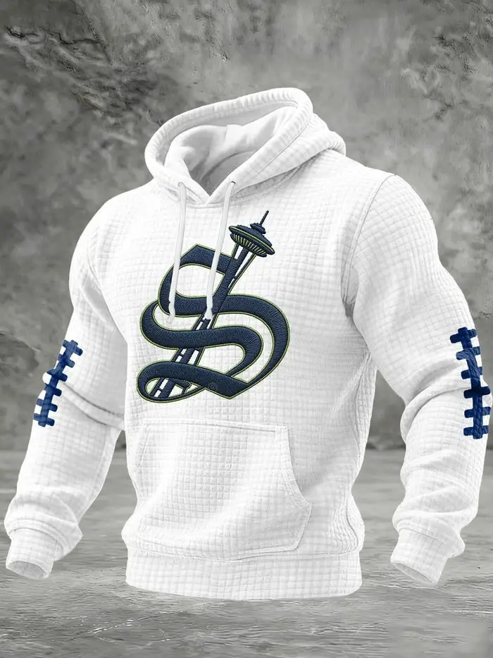 Seattle Seahawks Hoodie Men's Game Day Outfits Seahawks Merch Gifts Ideas For Football Fans