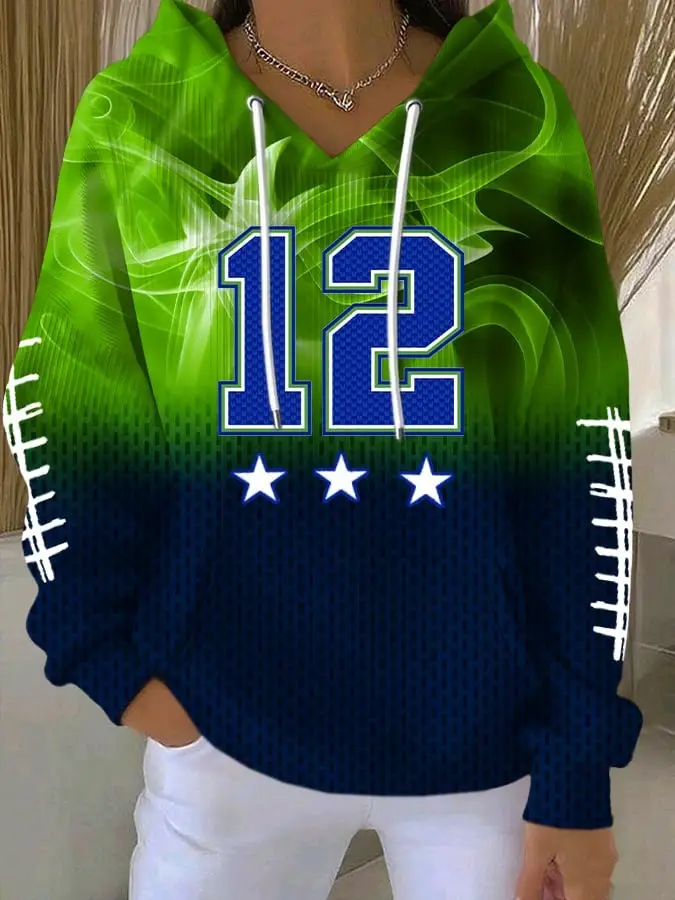 Seattle Seahawks Hoodie The 12s Seahawks Game Day Apparel Football Fan Gear Gifts For Her