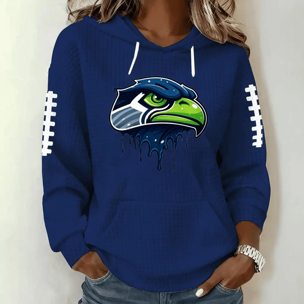 Seattle Seahawks Hoodie Women's Game Day Apparel Seattle Seahawks Merch Football Fan Gifts