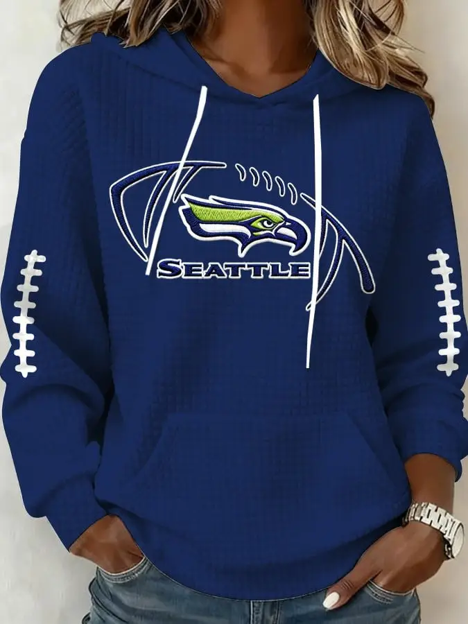 Seattle Seahawks Hoodie Women's Game Day Football Apparel Best Gifts For Seahawks Lovers