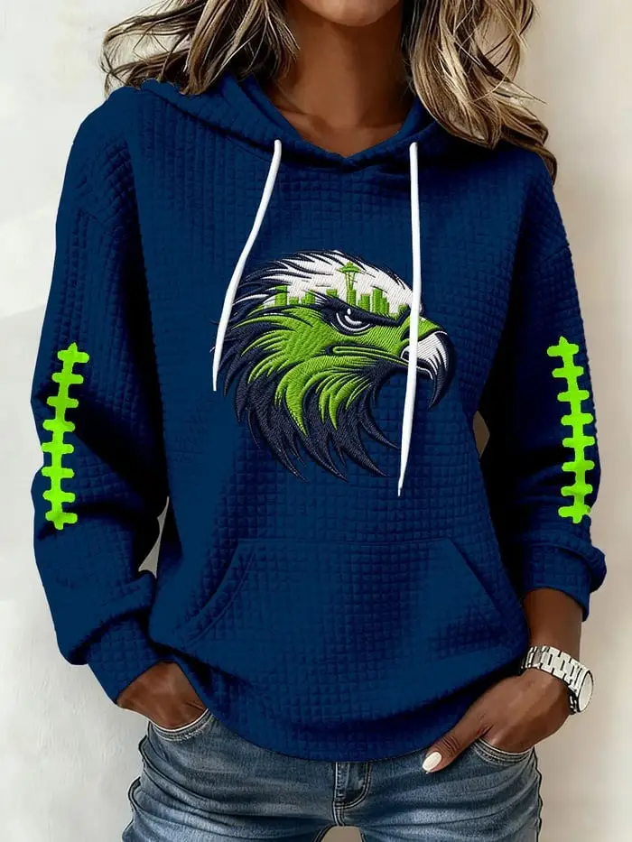 Seattle Seahawks Hoodie Women's Game Day Football Fan Gear Unique Seattle Seahawks Gifts