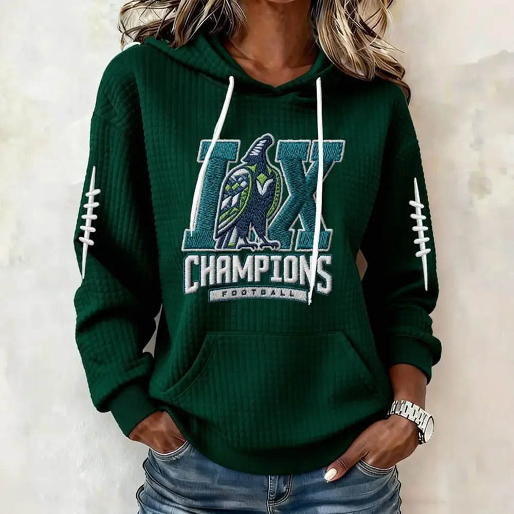 Seattle Seahawks LIX Football Champions Hoodie Football Apparel The 12s Gear Seattle Seahawks LIX Football Champions Hoodie Football Apparel The 12s Gear - Image 1