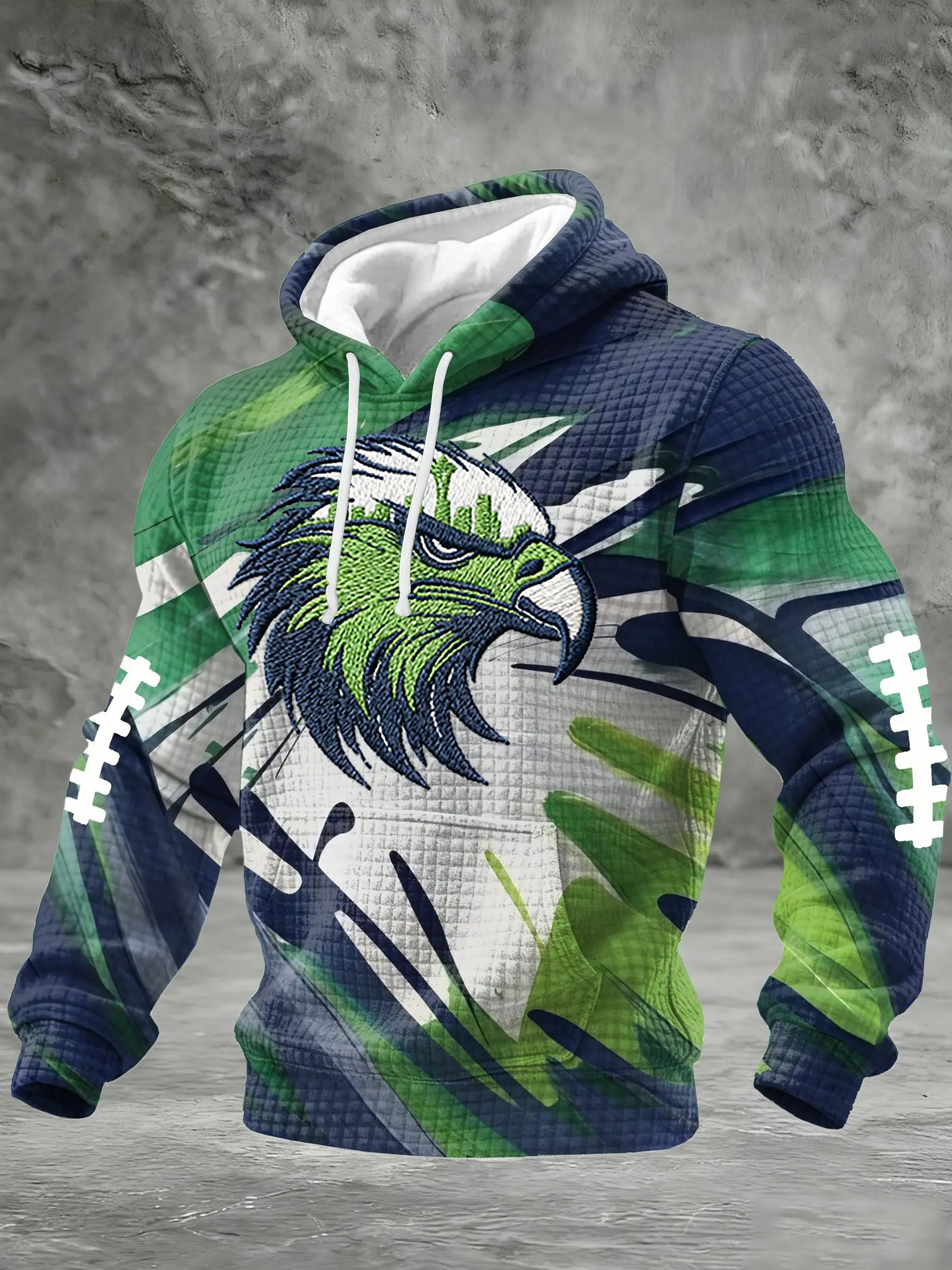 Seattle Seahawks Merch Hoodie Football Game Day Hooded Sweatshirt Gifts For Men