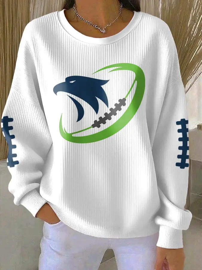Seattle Seahawks Merch Seahawk Mascot Sweatshirt Seattle Seahawks Apparel Cool Gift Ideas