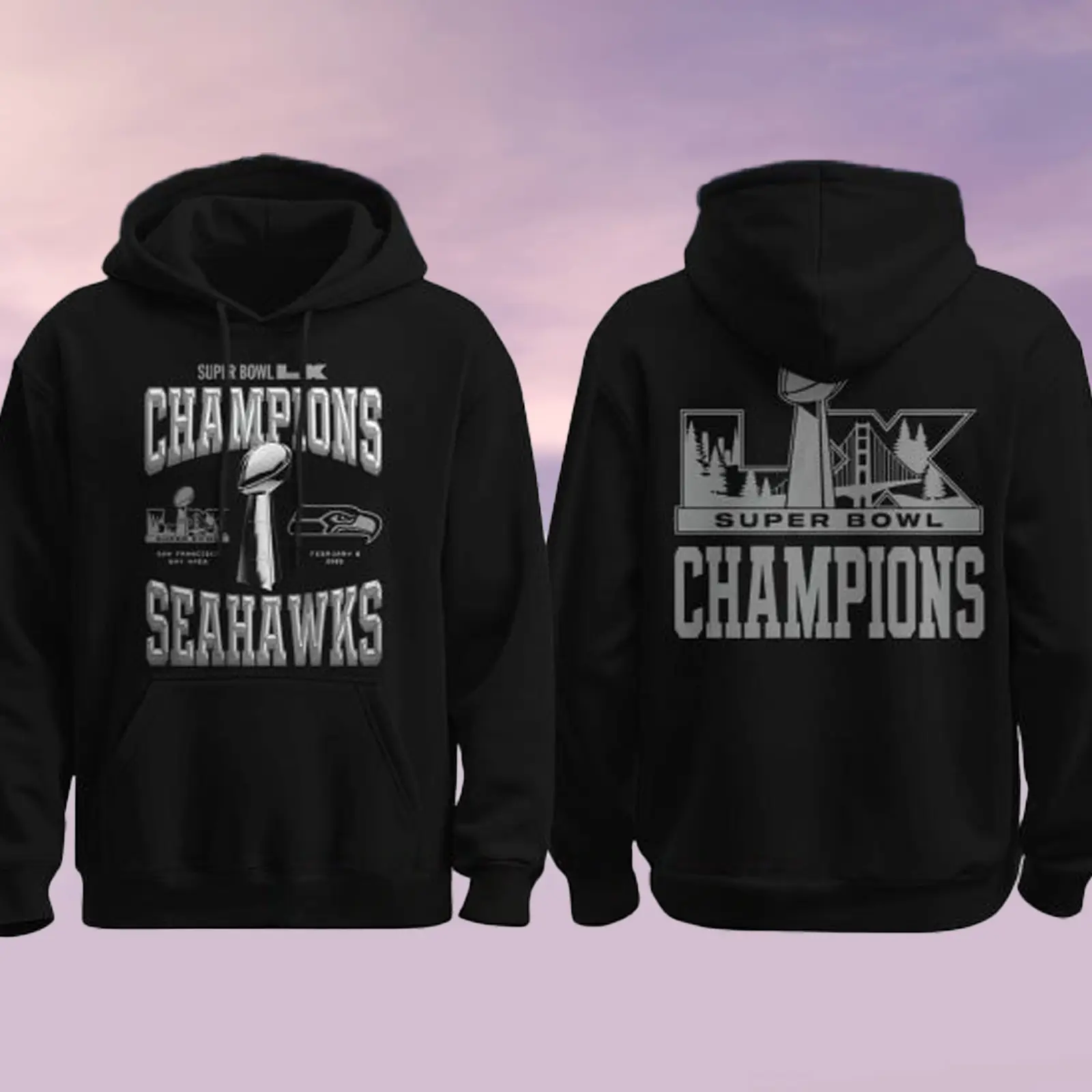 Seattle Seahawks Super Bowl LX 2026 Hoodie Classic Style For Champions Football 2026 Outfit