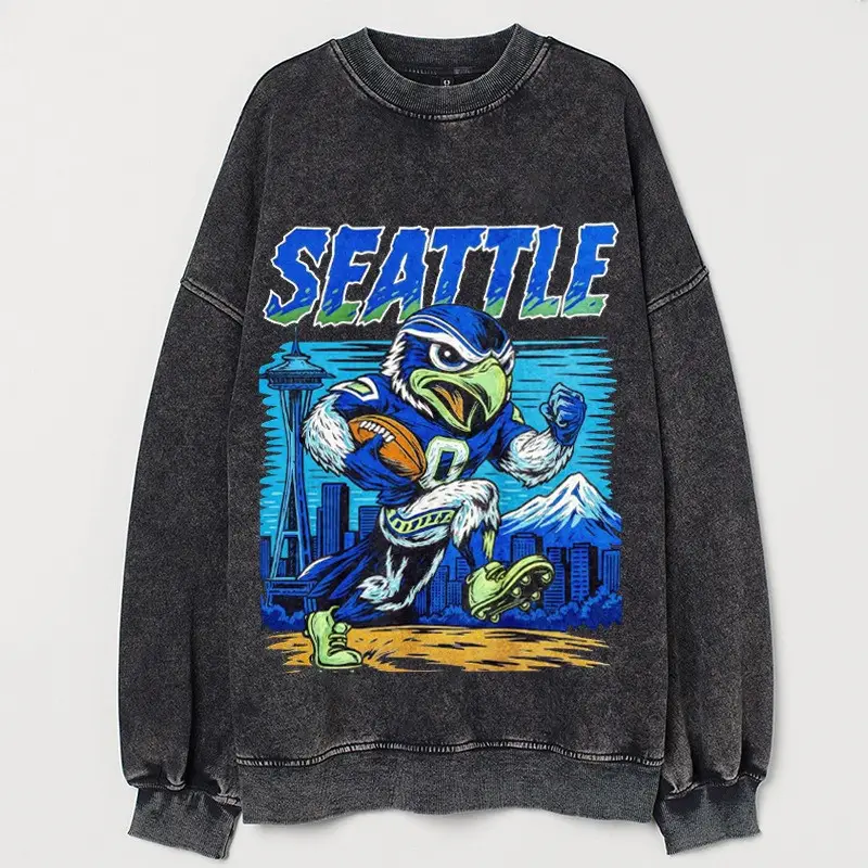 Seattle Seahawks Sweatshirt Game Day Outfits Seattle Football Merch Unique Gifts For Fans