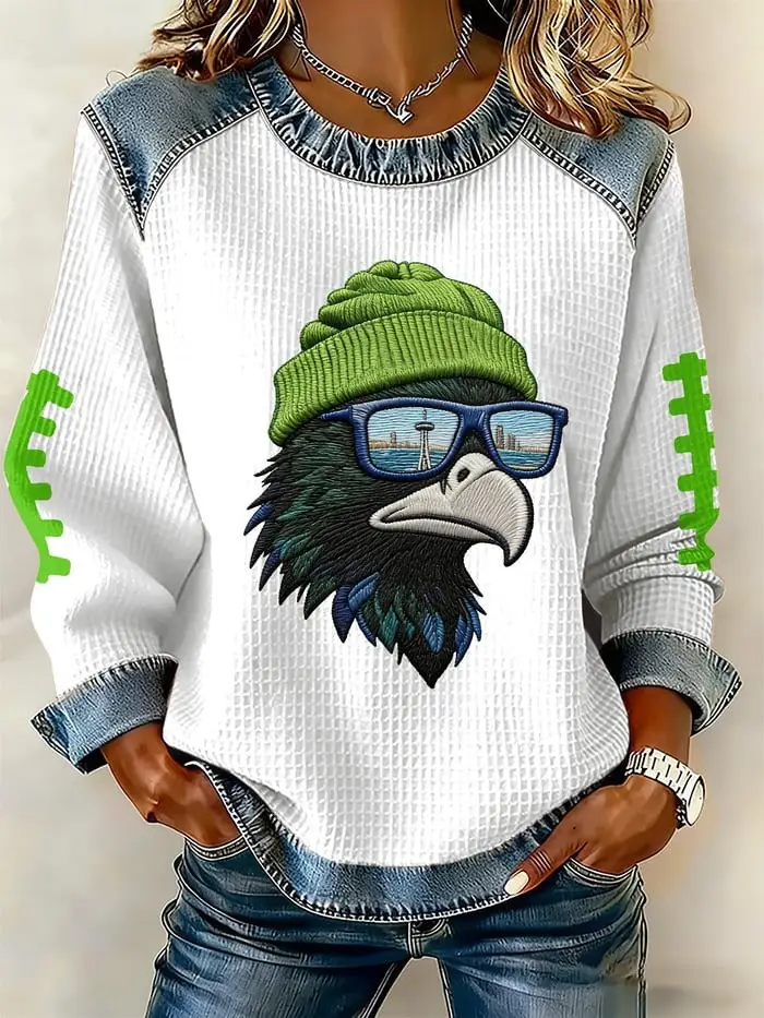 Seattle Seahawks Sweatshirt Gameday Seahawks Women's Apparel Best Gifts For Football Lovers