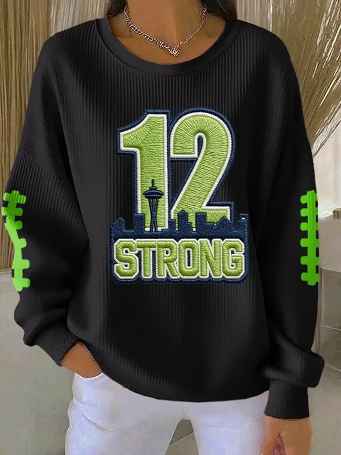 Seattle Seahawks Sweatshirt Good 12 Strong Apparel Seattle Clothing Gift Ideas For Fans Seattle Seahawks Sweatshirt Good 12 Strong Apparel Seattle Clothing Gift Ideas For Fans - Image 1