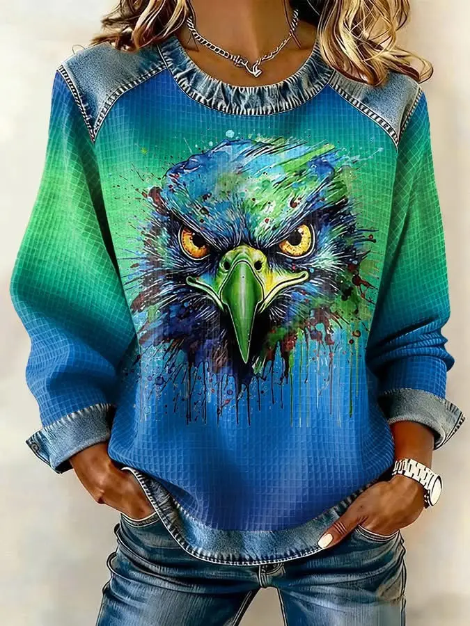Seattle Seahawks Sweatshirt Women's Game Day Apparel Seattle Football Merch Present For Fans