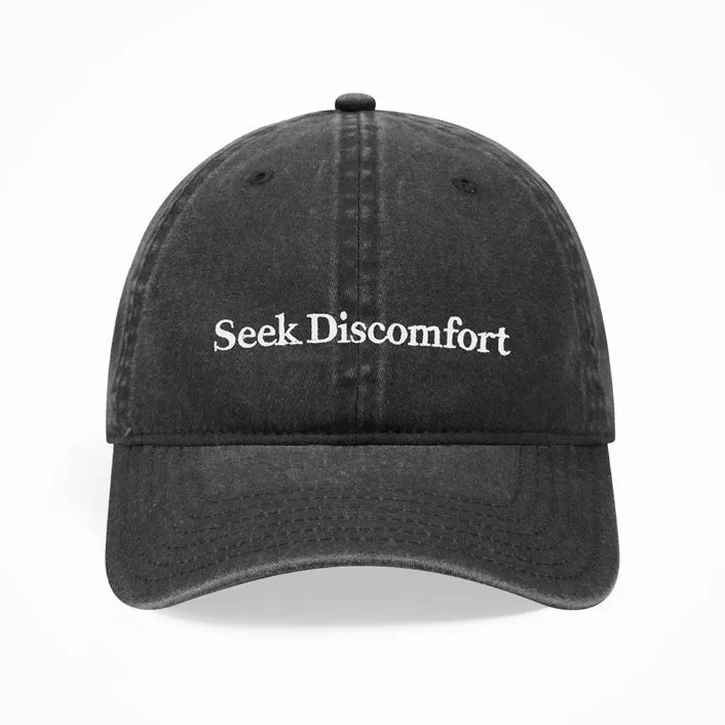 Seek Discomfort Merch Seeker Hat Gift For Father -WearandDecor Seek Discomfort Merch Seeker Hat Gift For Father -WearandDecor - Image 1