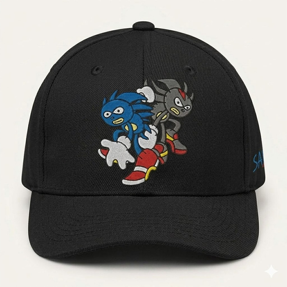Sega Sanic And Shedew Hat Funny Knuckle Cap Gifts For Boyfriend