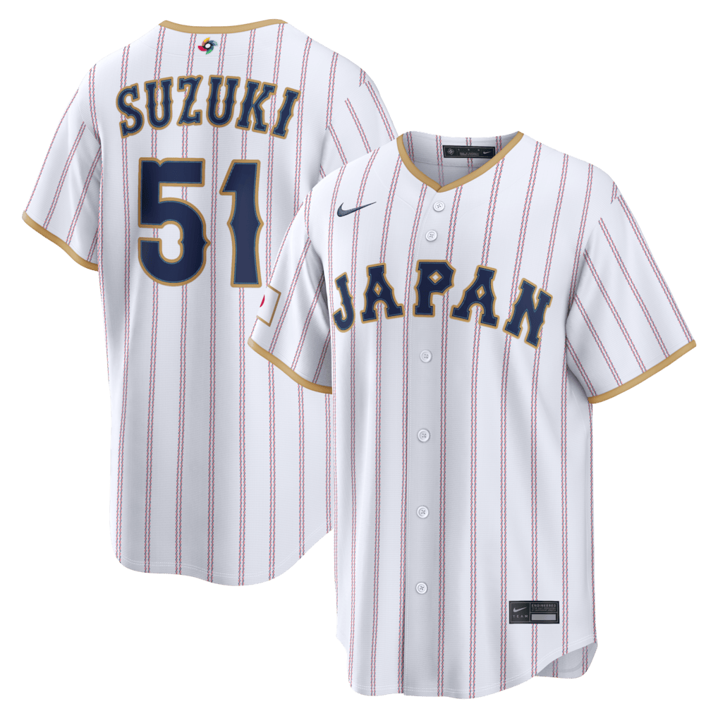 Seiya Suzuki #51 Japan WBC 2026 Home Stadium Jersey Team Japan World Baseball Classic Merch Gifts