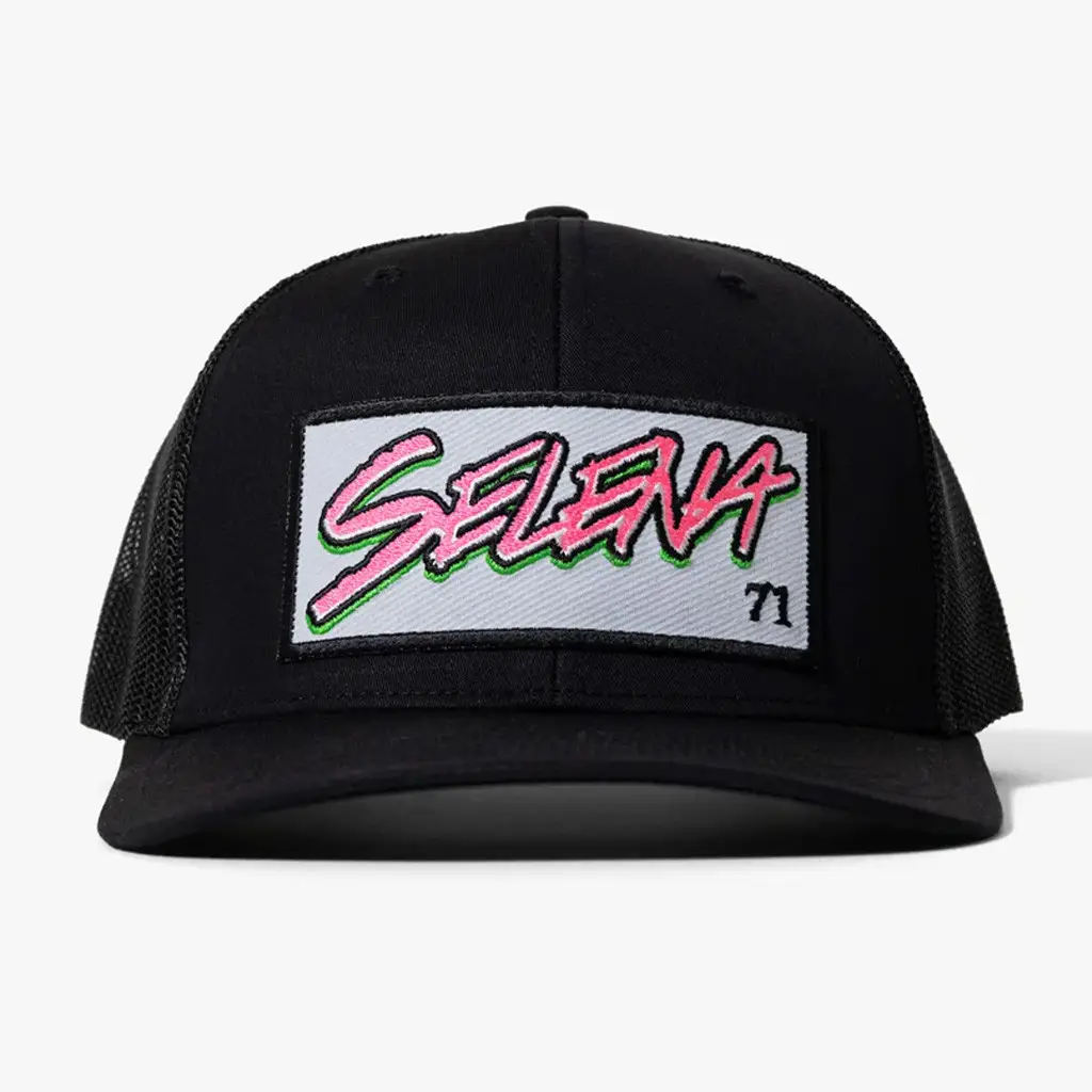Selena Quintanilla Merch 90s Selena Retro Embroidered Trucker Hat Gifts For Music Fans