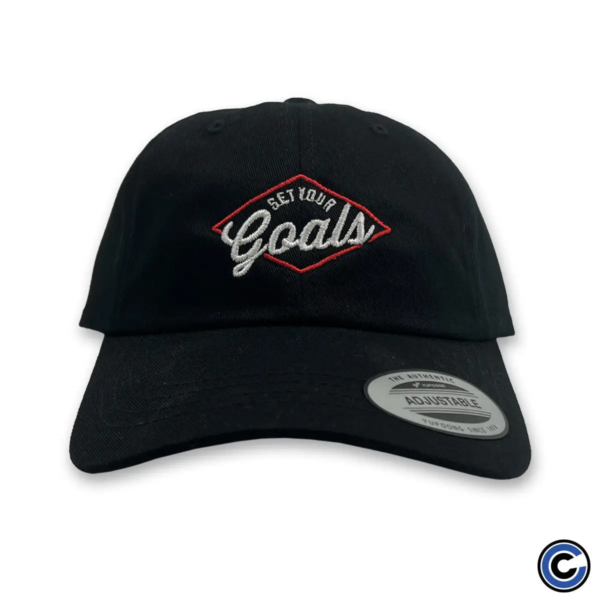 Set Your Goals Diamond Script Hat Father Daughter Gifts -WearandDecor