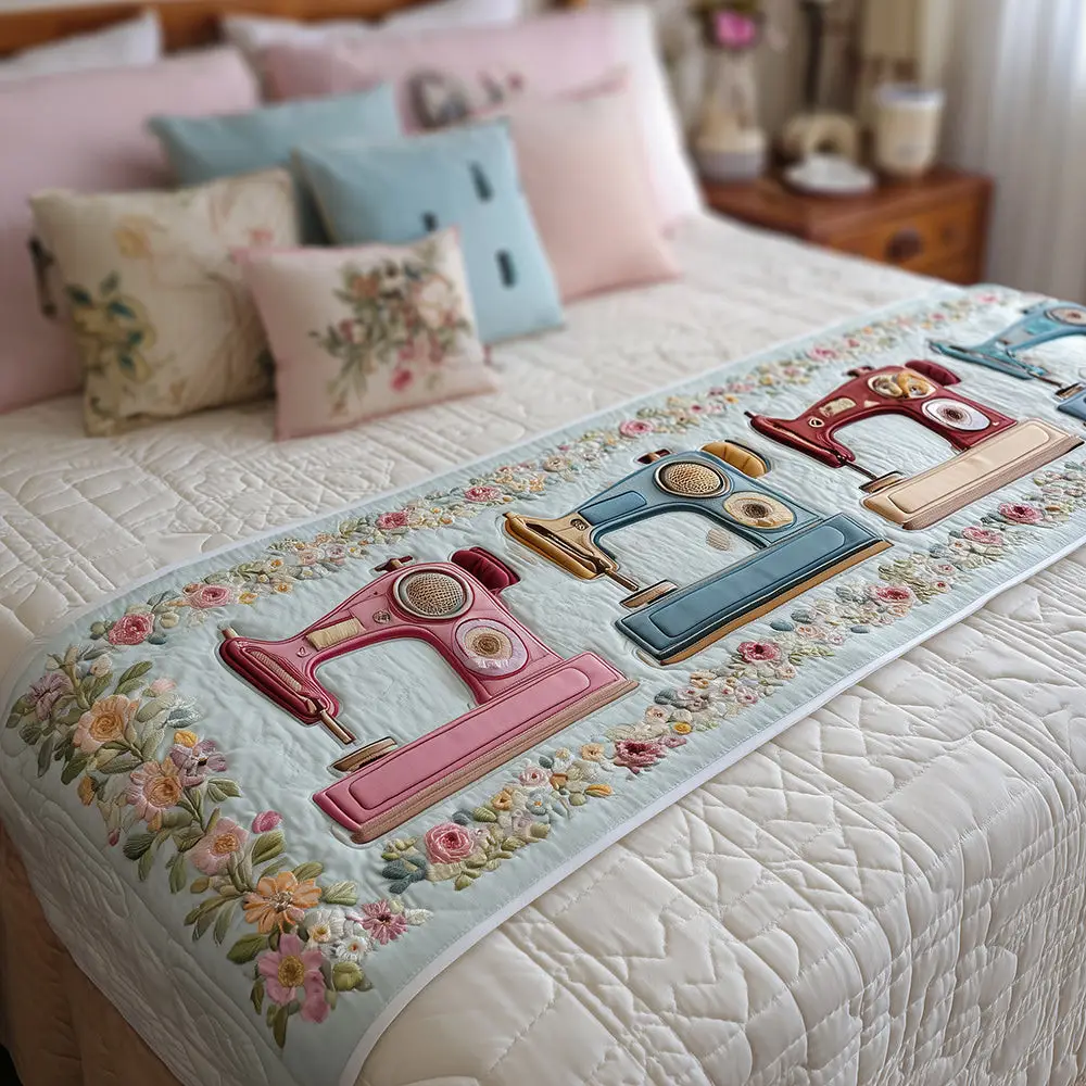 Sew Delightful Quilted Bed Runner Sew Delightful Pattern Gift for Crafters