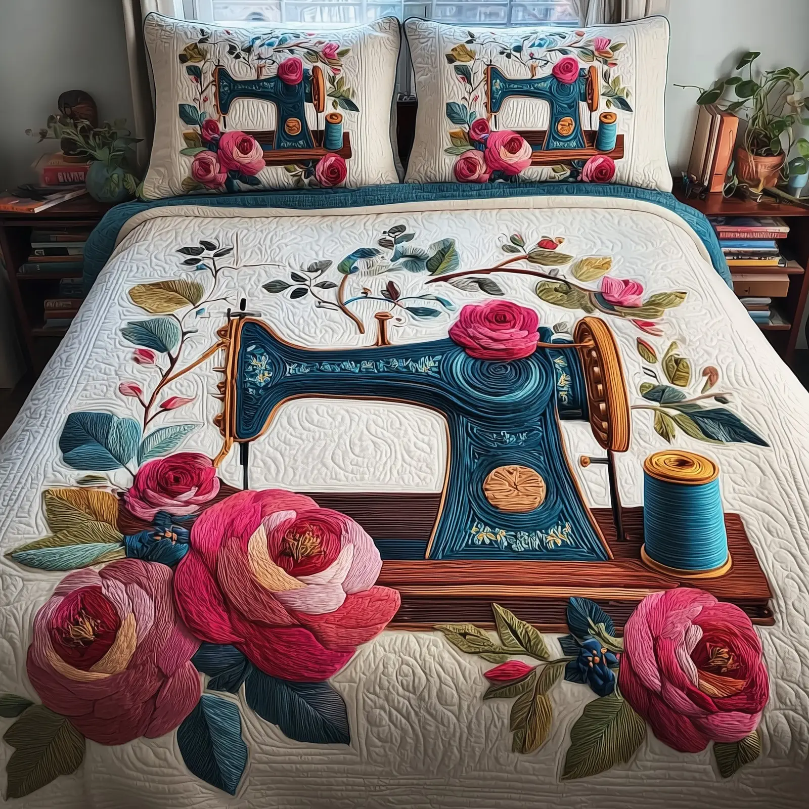 Sewing Quilted Bedding Set Birthday Gift