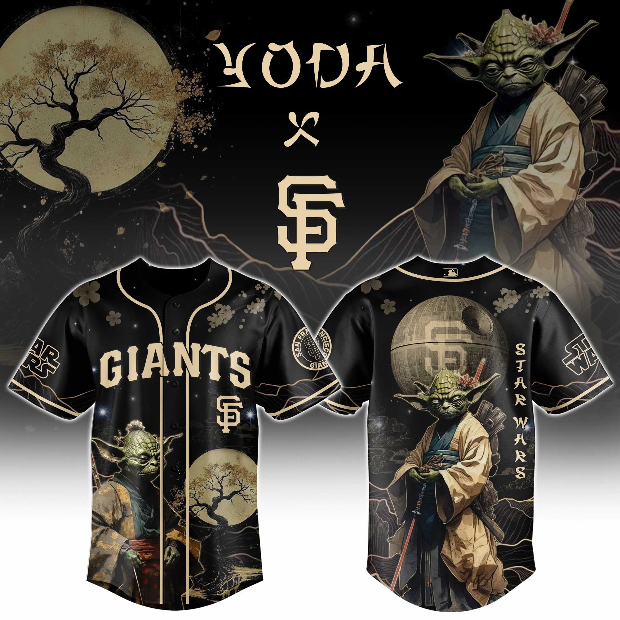SF 49ers Star Wars Yoda Jersey Yoda Giants Star Wars Merch Gift For Sports Lover