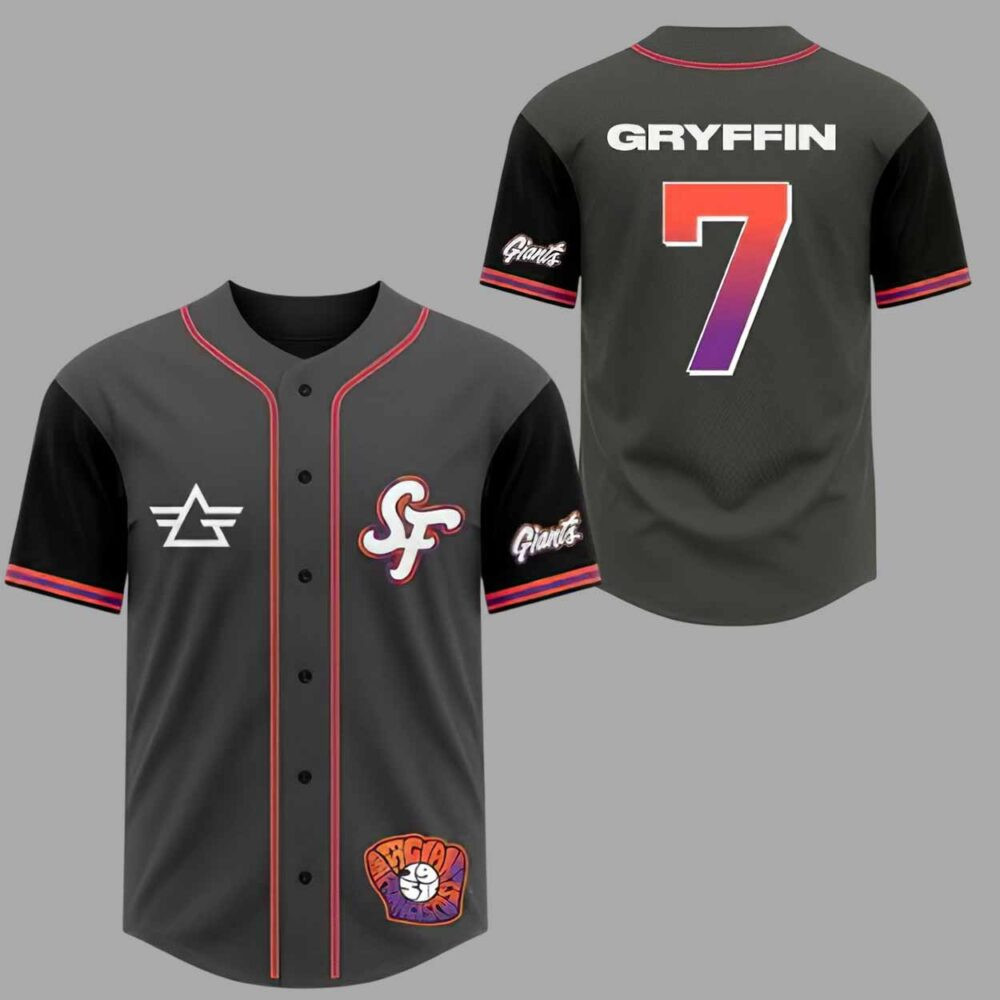 SF Giants Gryffin Night Jersey 2026 Giveaway Giants Merch Gifts For Baseball Fans