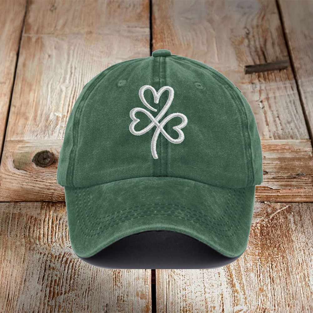 Shamrock Saint Patrick's Day Hat Shamrock Day Baseball Cap St Patrick's Day Merch