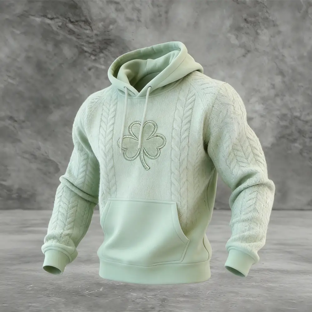 Shamrock St Patrick's Day Hoodie Saint Patrick's Day 2026 Apparel Cool Gift For Boyfriend