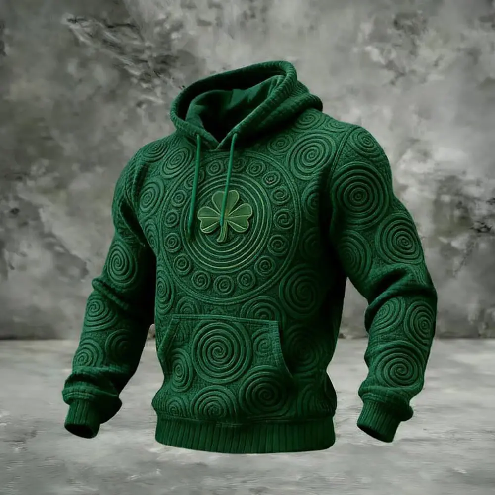Shamrock St Patrick's Day Hoodie Saint Patrick's Day 2026 Apparel Cool Gift For Him