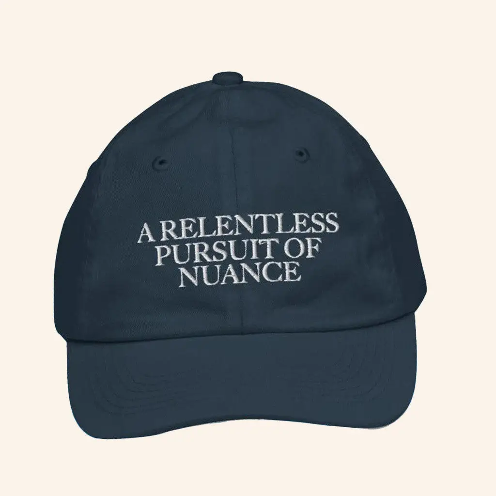Sharon Mcmahon Merch A Relentless Pursuit Of Nuance Hat Embroidered Birthday Gift Ideas For Him -WearandDecor