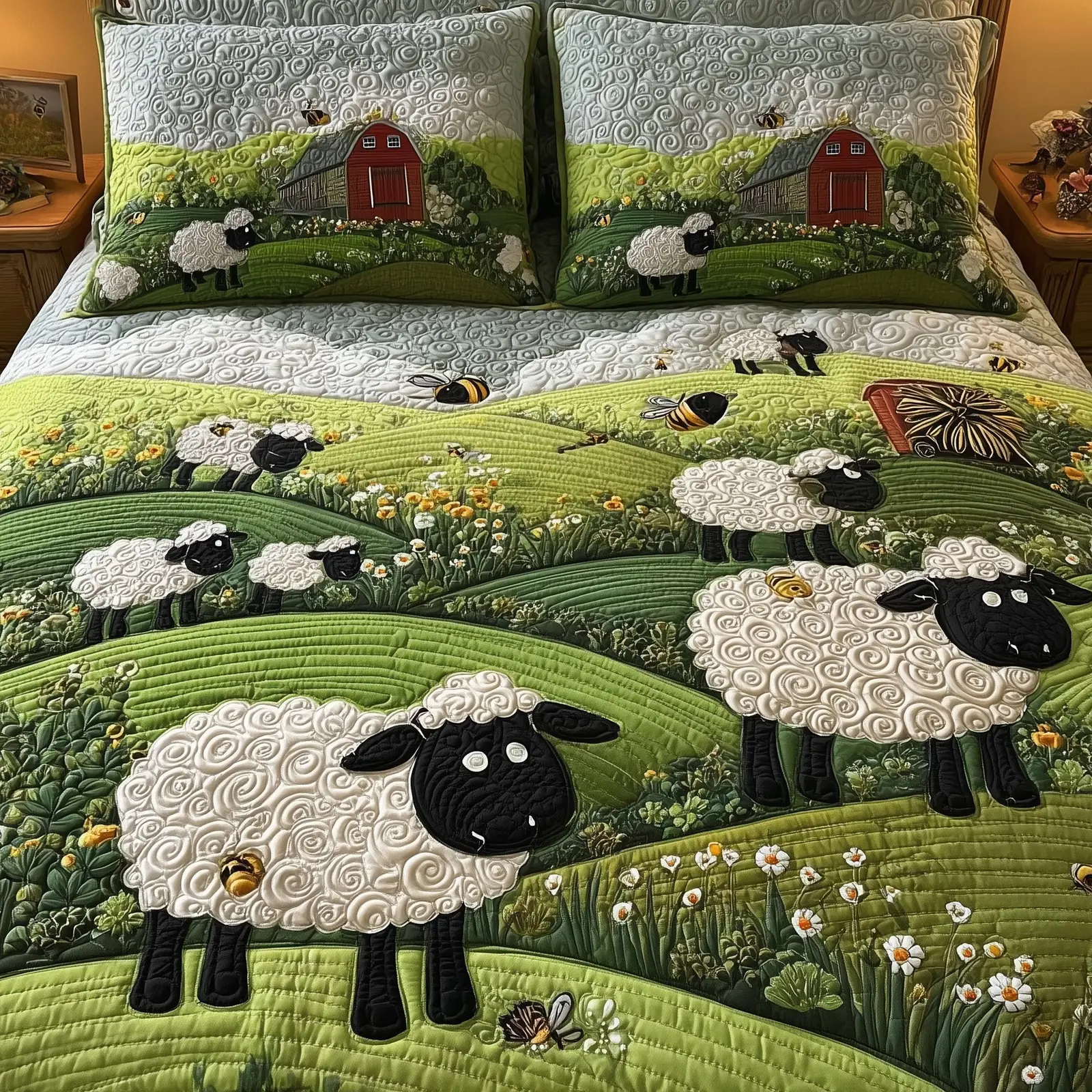 Sheep Mountain Quilted Bedding Set All-Season