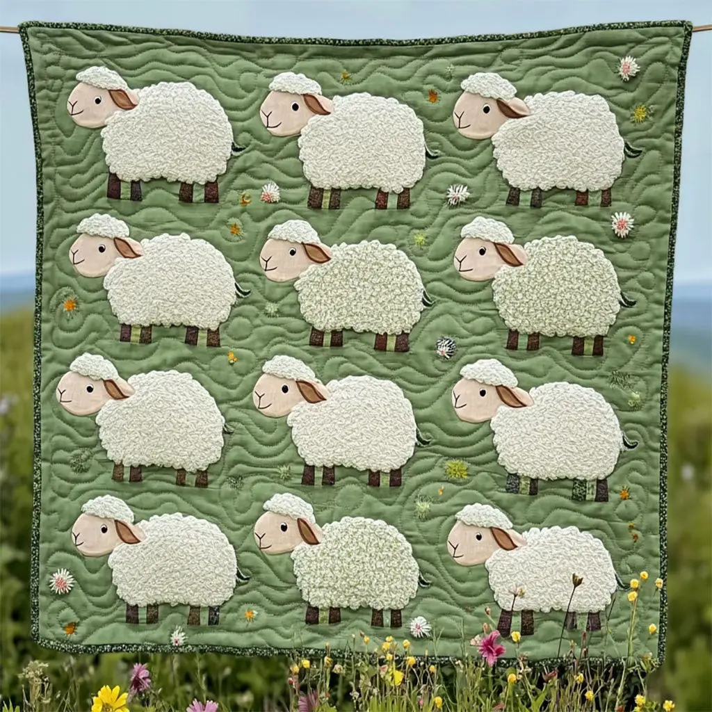 Sheep Quilt Throws And Blankets Mother's Day Gift Ideas For Wife